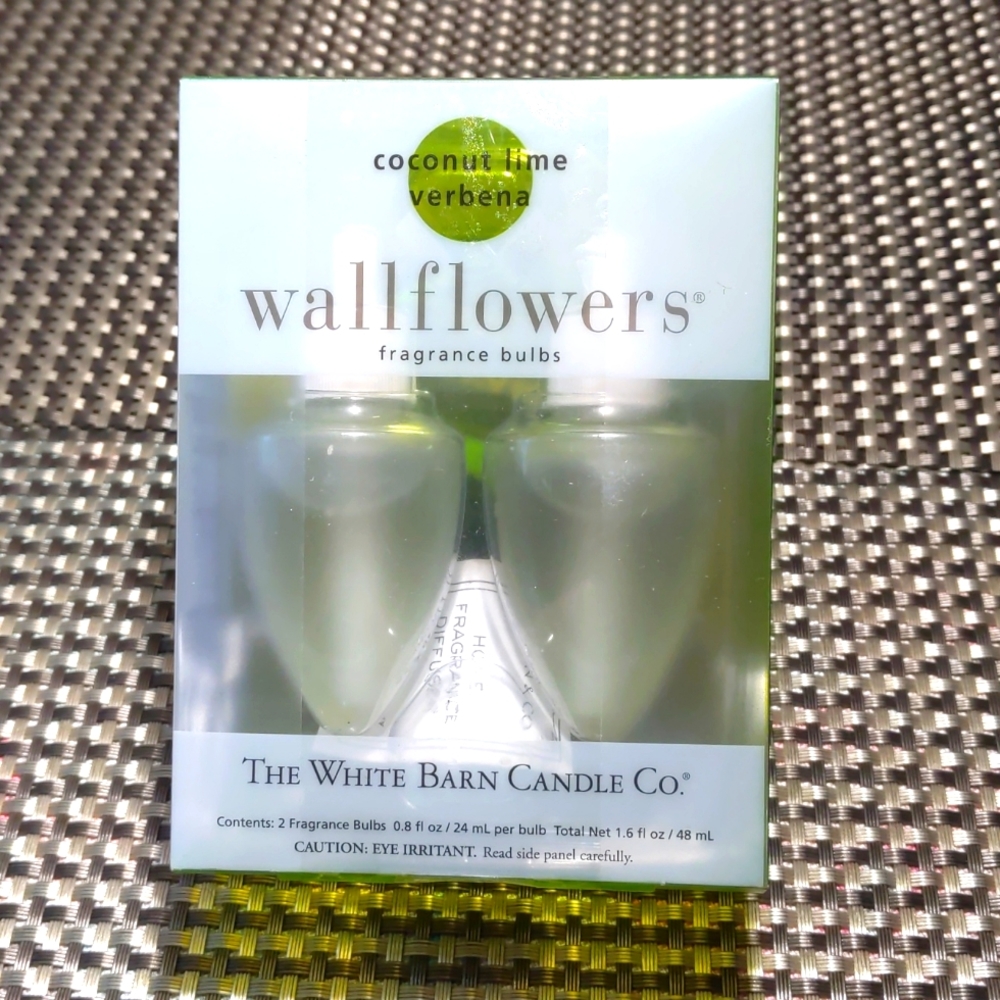 Wall flowers fragrance bulbs coconut lime verbena